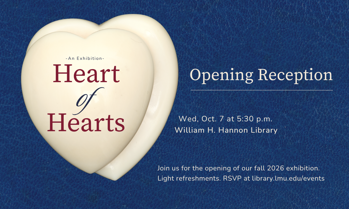 Two white hearts with the words 